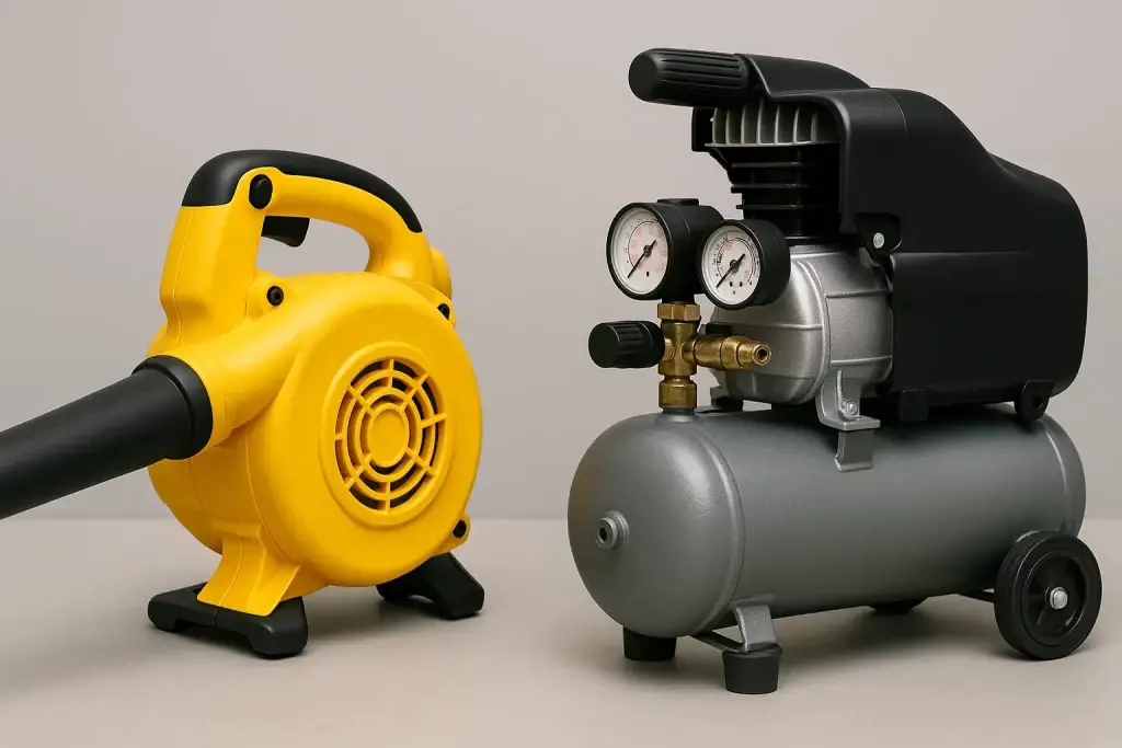 השוואה בין מפוח אוויר למדחס אוויר