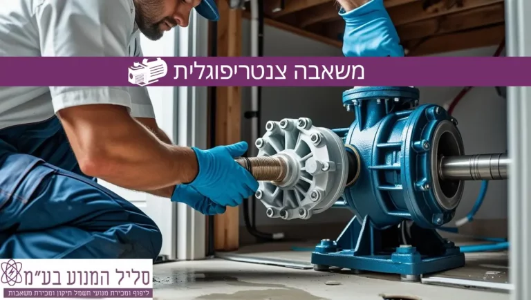 משאבה צנטריפוגלית - תיקון מקצועי בסליל המנוע