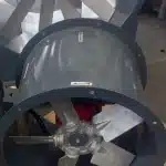 מאוורר פליטת עשן סוג KSEF-A. שואב אוויר מזוהם וריבוי של עשן